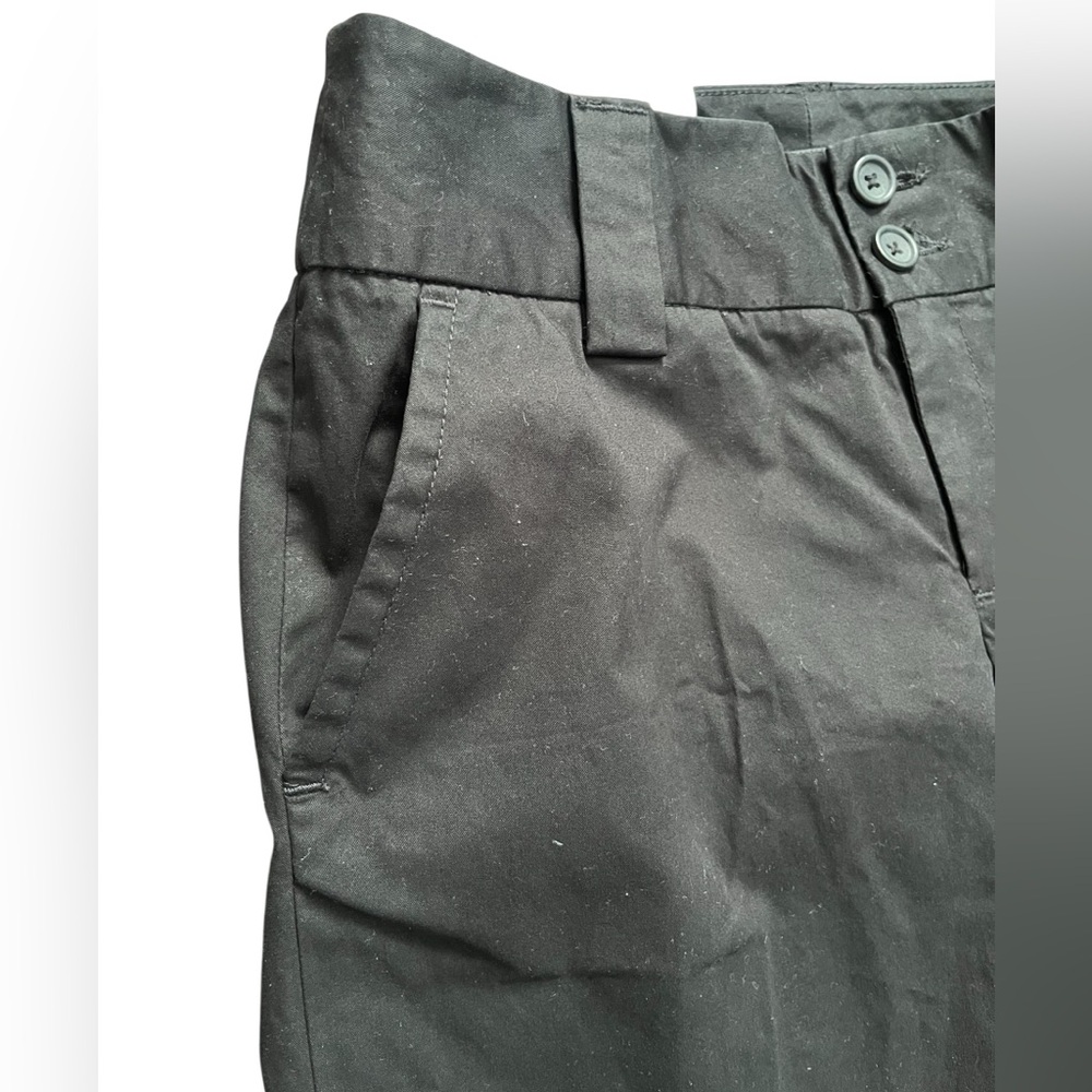 BANANA REPUBLIC Harrison Fit Cropped Stretch Black Pants Size 4 NWT - Picture 4 of 11